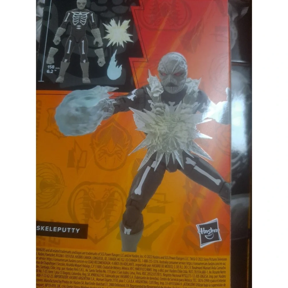 NIB 2022 Hasbro Power Rangers Lightning Collection Cobra Kai Skeleputty‎